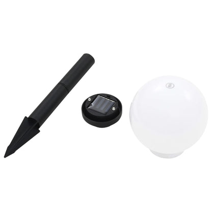 Lampade Solari da Esterno 6 pz LED Sferiche 20 cm RGB - homemem39