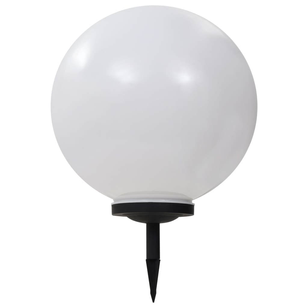 Outdoor Solar Lamps 2 pcs Spherical LEDs 50 cm RGB