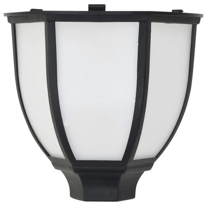 Lampade Solari da Esterno 6 pz LED Nere