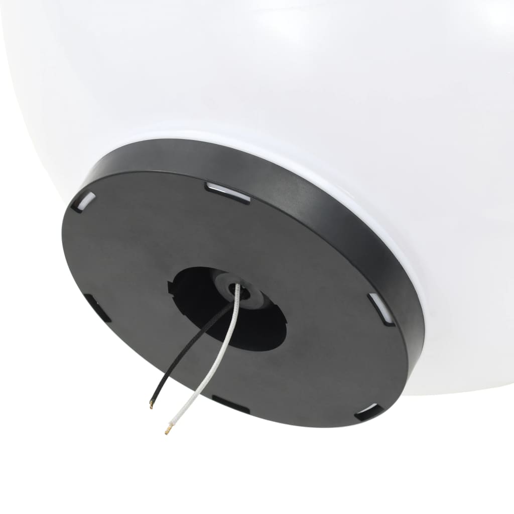 Set of 2 pcs 50 cm Spherical LED Lamps in PMMA