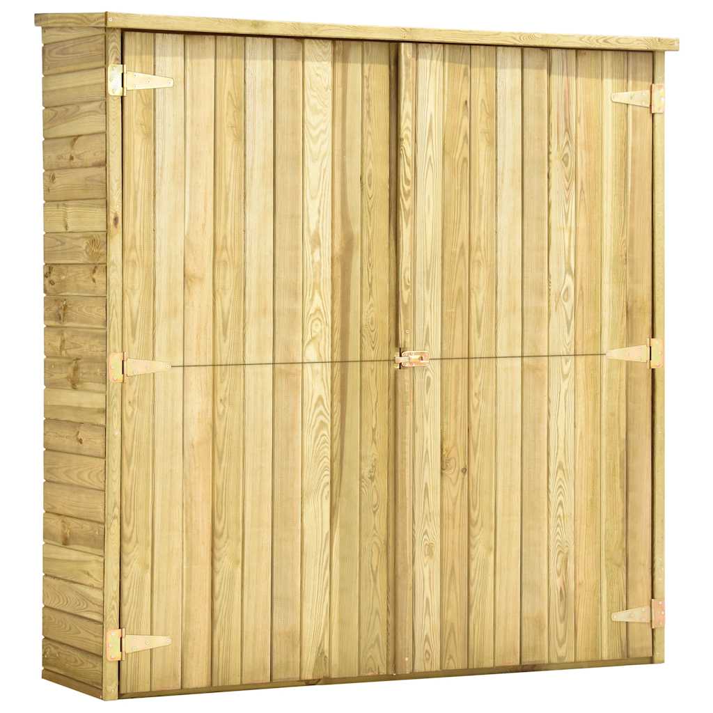 Rimessa Attrezzi da Giardino 163x50x171 cm in Pino Impregnato - homemem39