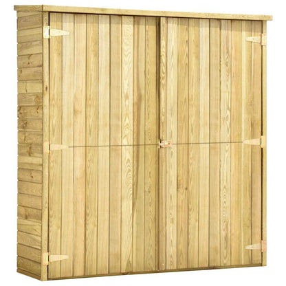 Rimessa Attrezzi da Giardino 163x50x171 cm in Pino Impregnato - homemem39