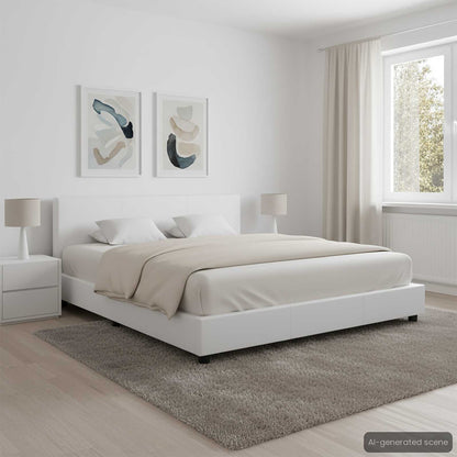 Giroletto Bianco in Similpelle 120x200 cm