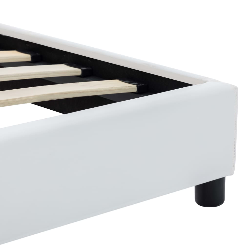 Giroletto Bianco in Similpelle 160x200 cm | homemem39