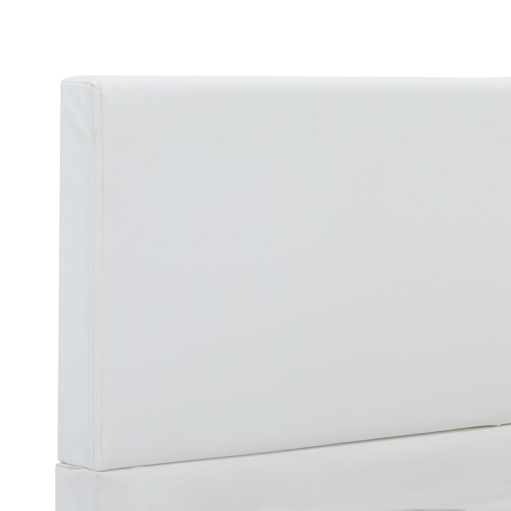 Giroletto Bianco in Similpelle 160x200 cm | homemem39