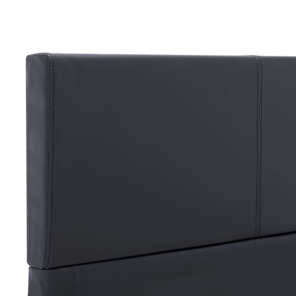 Giroletto Nero in Similpelle 90x200 cm | homemem39