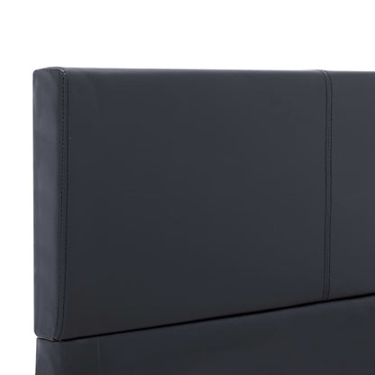 Giroletto Nero in Similpelle 90x200 cm | homemem39