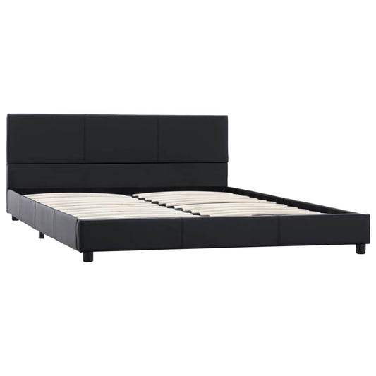 Giroletto Nero in Similpelle 120x200 cm | homemem39
