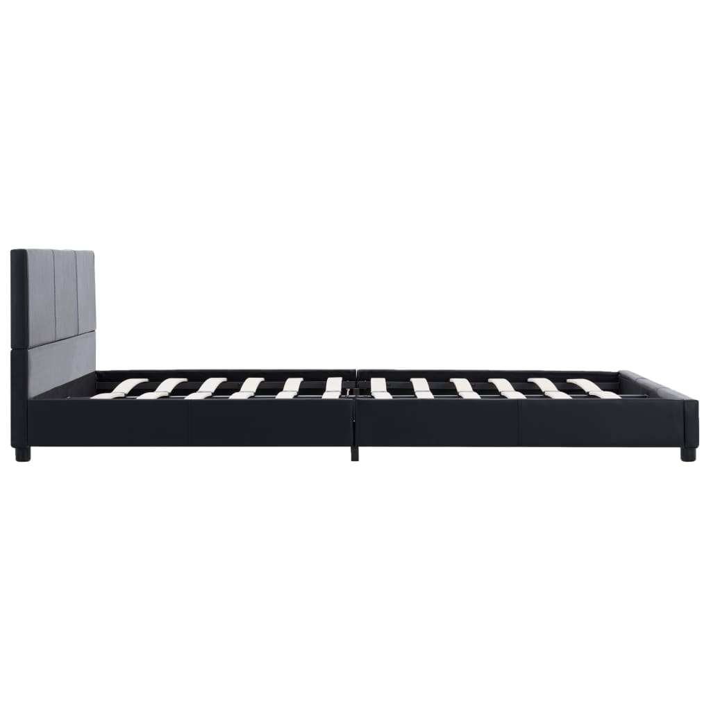 Giroletto Nero in Similpelle 120x200 cm