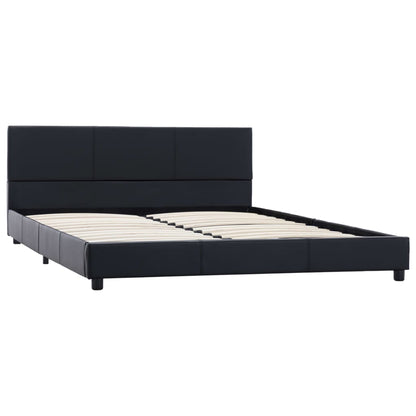 Giroletto Nero in Similpelle 140x200 cm | homemem39