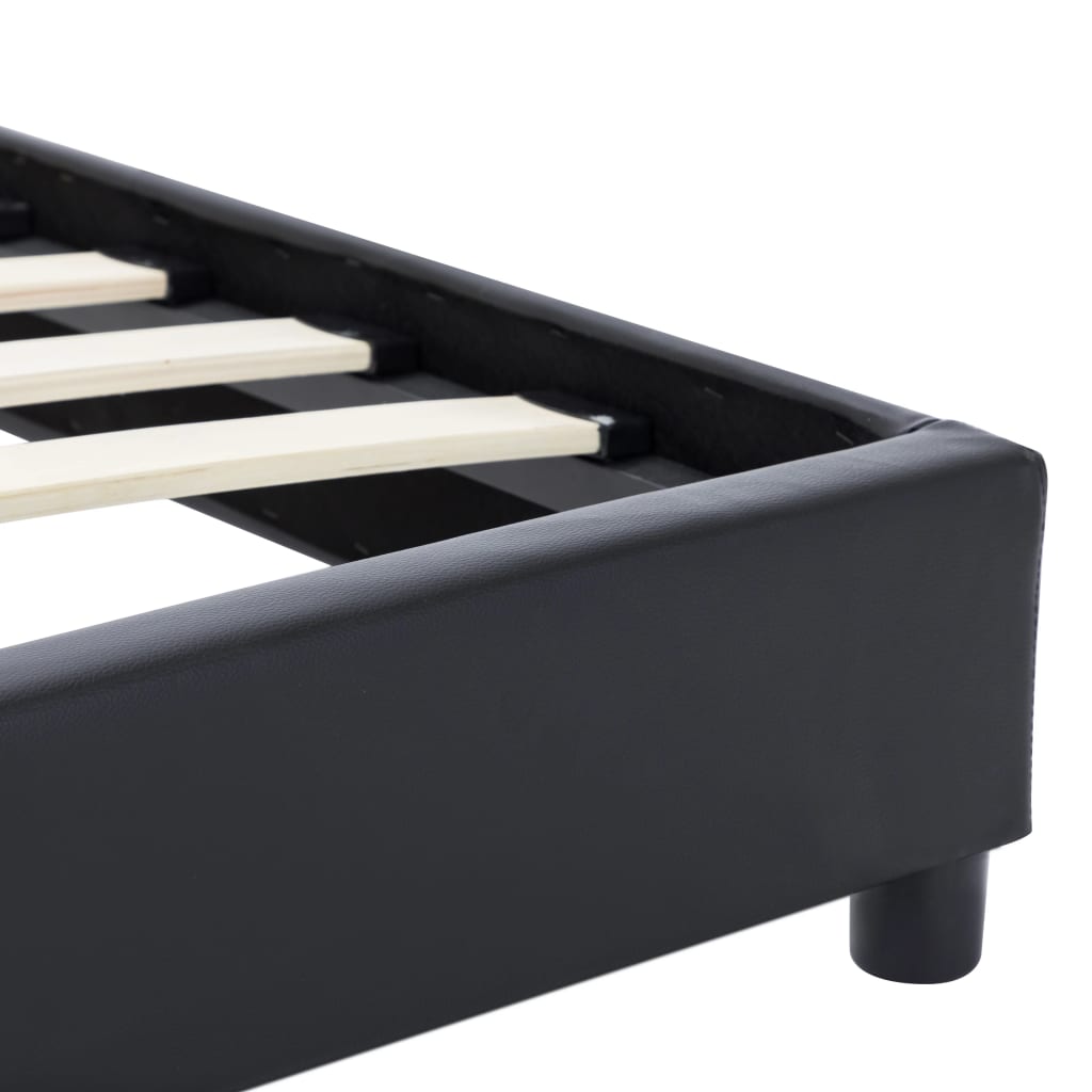 Giroletto Nero in Similpelle 140x200 cm | homemem39