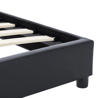 Giroletto Nero in Similpelle 140x200 cm | homemem39