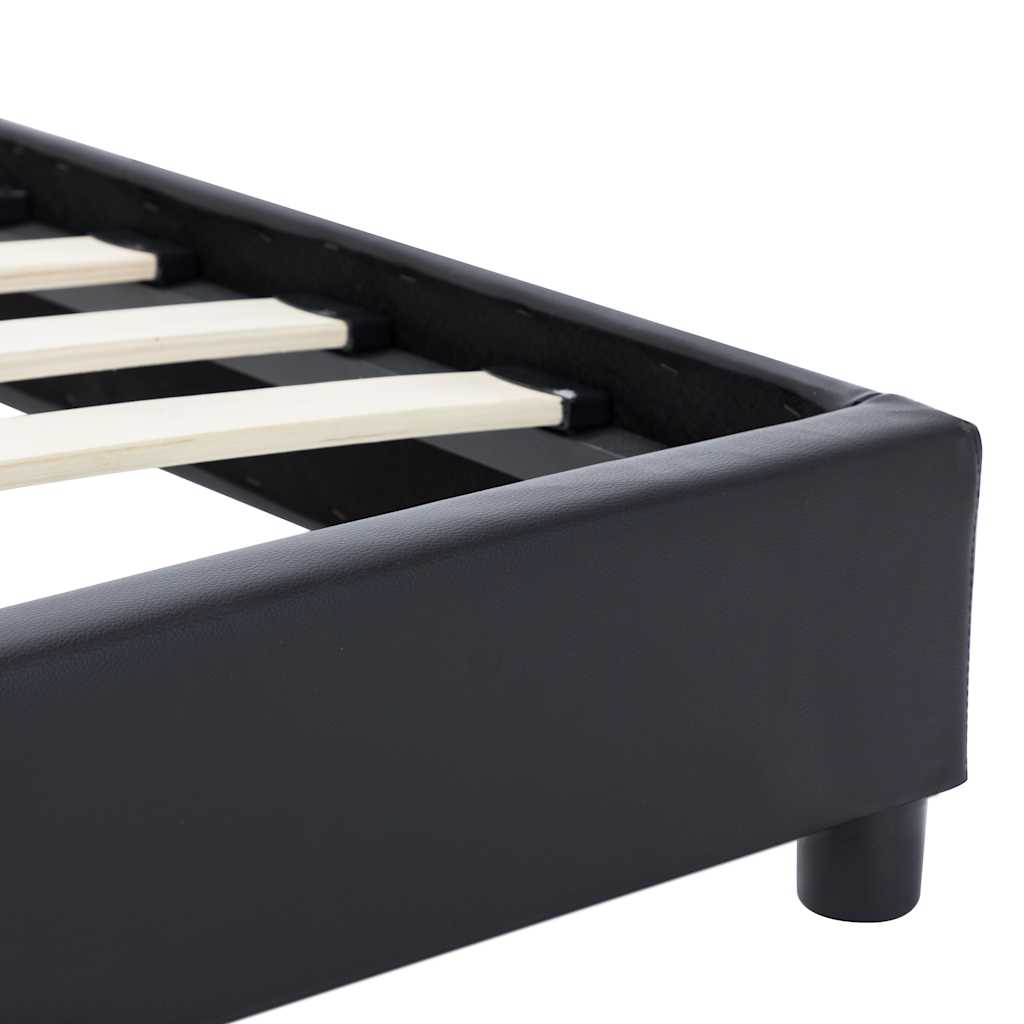 Giroletto Nero in Similpelle 140x200 cm