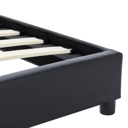 Giroletto Nero in Similpelle 140x200 cm