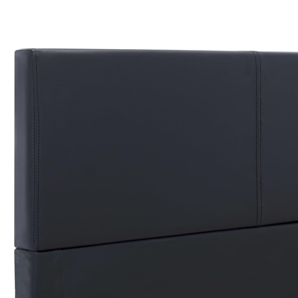 Giroletto Nero in Similpelle 160x200 cm | homemem39