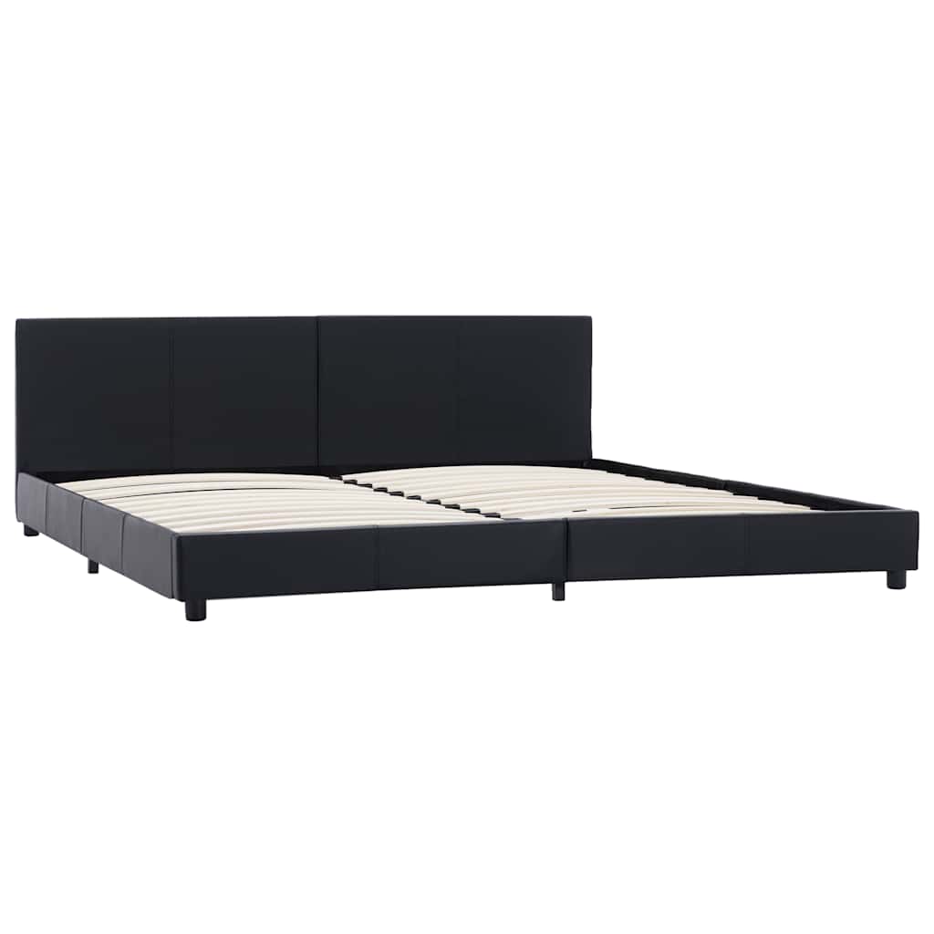 Giroletto Nero in Similpelle 180x200 cm