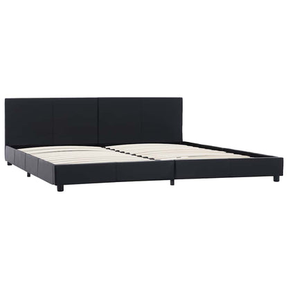 Giroletto Nero in Similpelle 180x200 cm