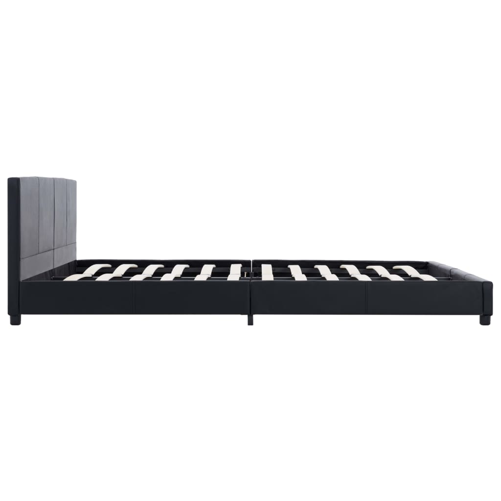 Giroletto Nero in Similpelle 180x200 cm