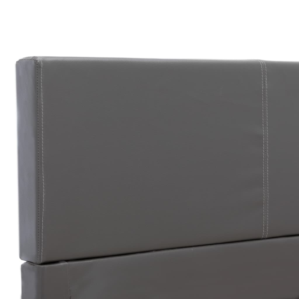 Giroletto Grigio in Similpelle 160x200 cm | homemem39