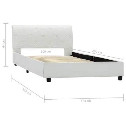 Giroletto Bianco in Similpelle 100x200 cm