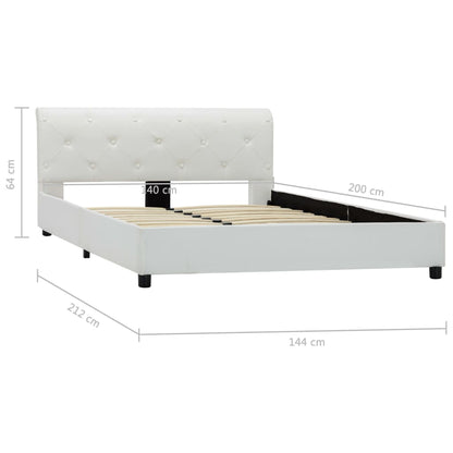 Giroletto Bianco in Similpelle 140x200 cm | homemem39