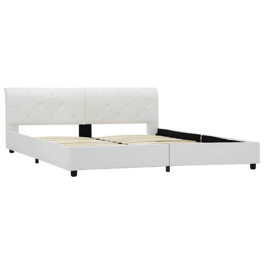 Giroletto Bianco in Similpelle 160x200 cm