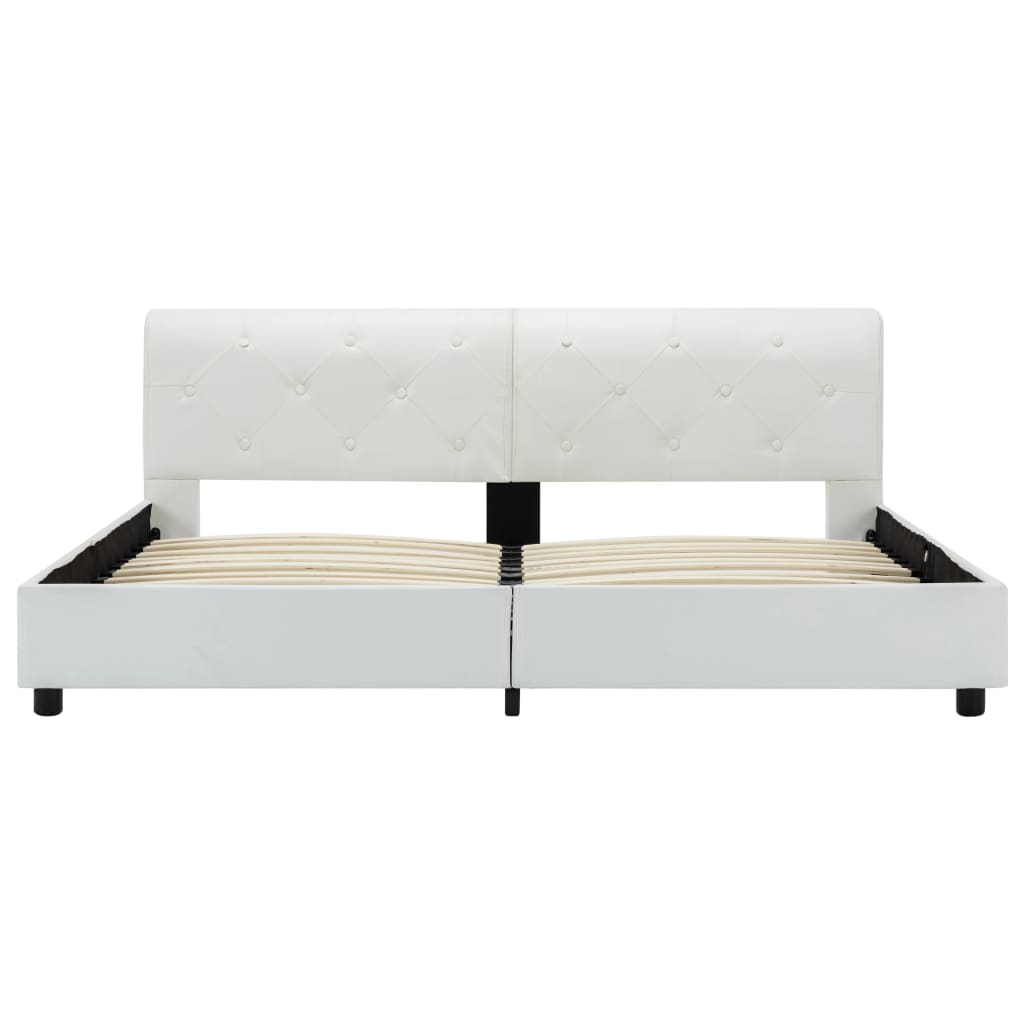 Giroletto Bianco in Similpelle 160x200 cm