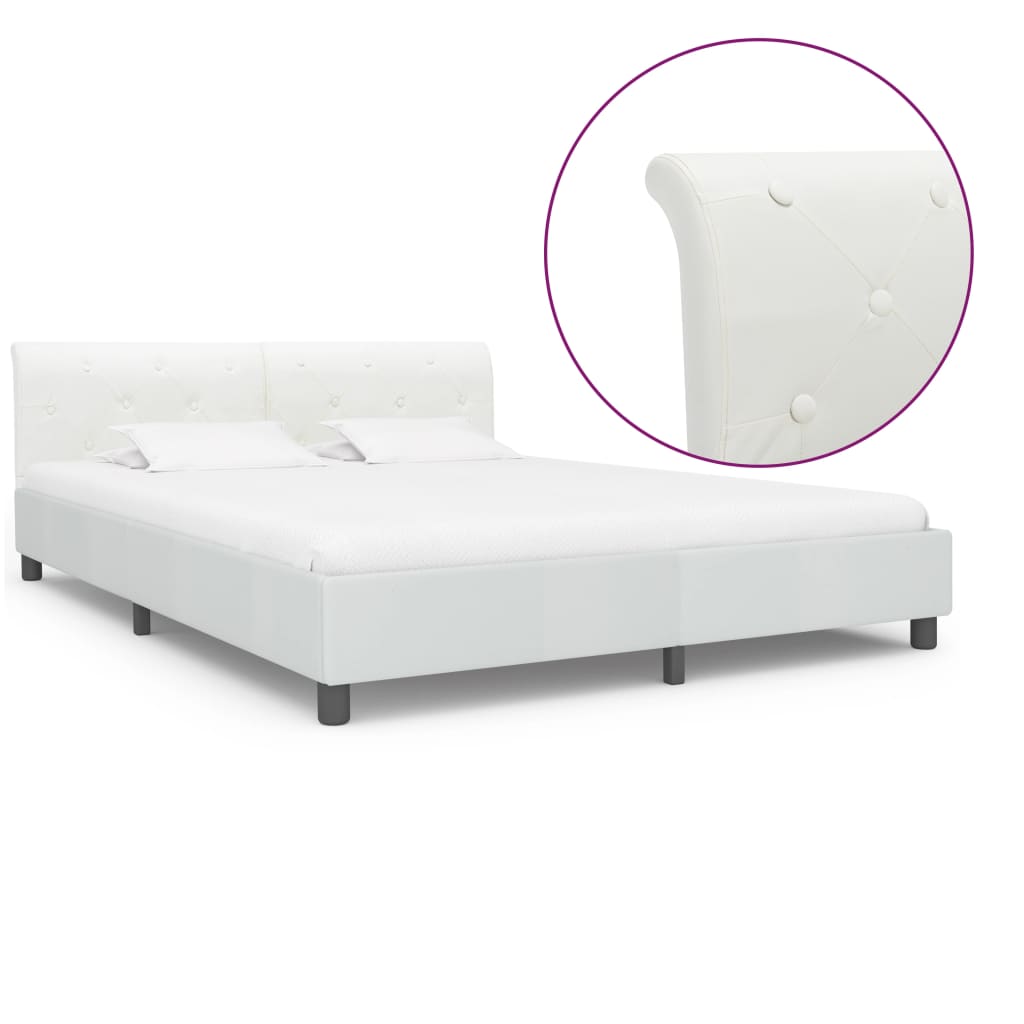 Giroletto Bianco in Similpelle 180x200 cm