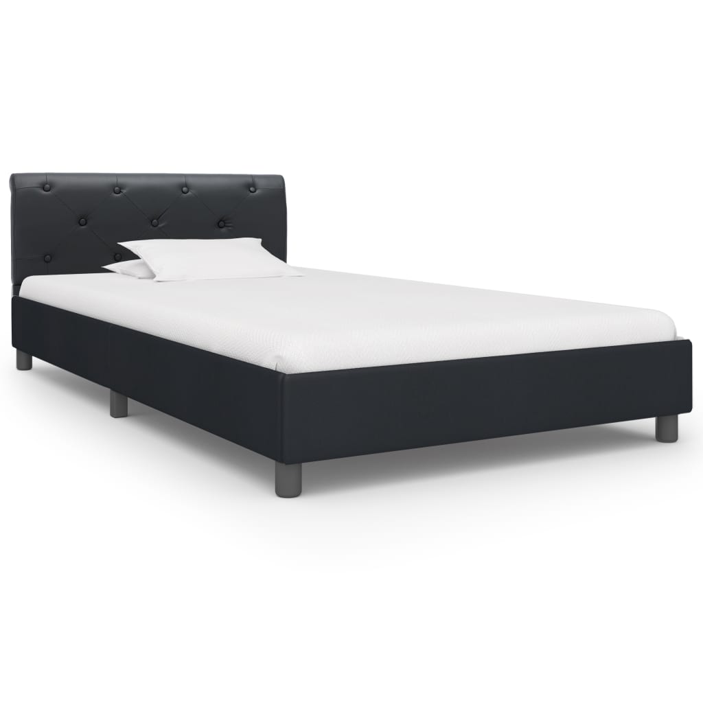 Giroletto Nero in Similpelle 100x200 cm | homemem39