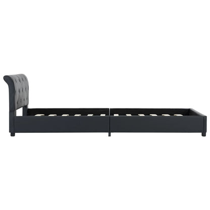 Giroletto Nero in Similpelle 100x200 cm | homemem39