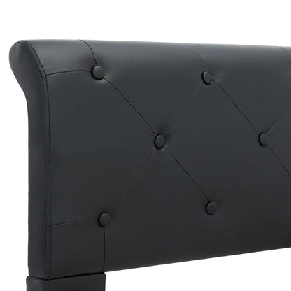 Giroletto Nero in Similpelle 100x200 cm | homemem39