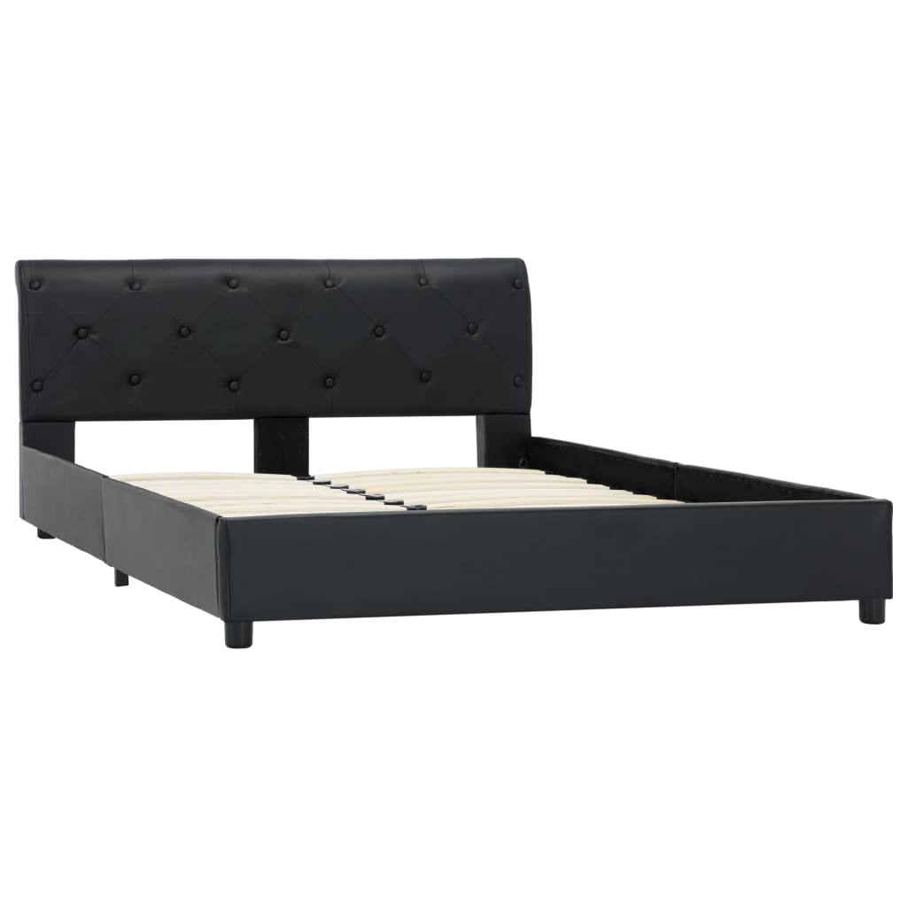 Giroletto Nero in Similpelle 120x200 cm | homemem39