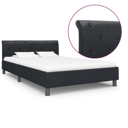 Giroletto Nero in Similpelle 140x200 cm