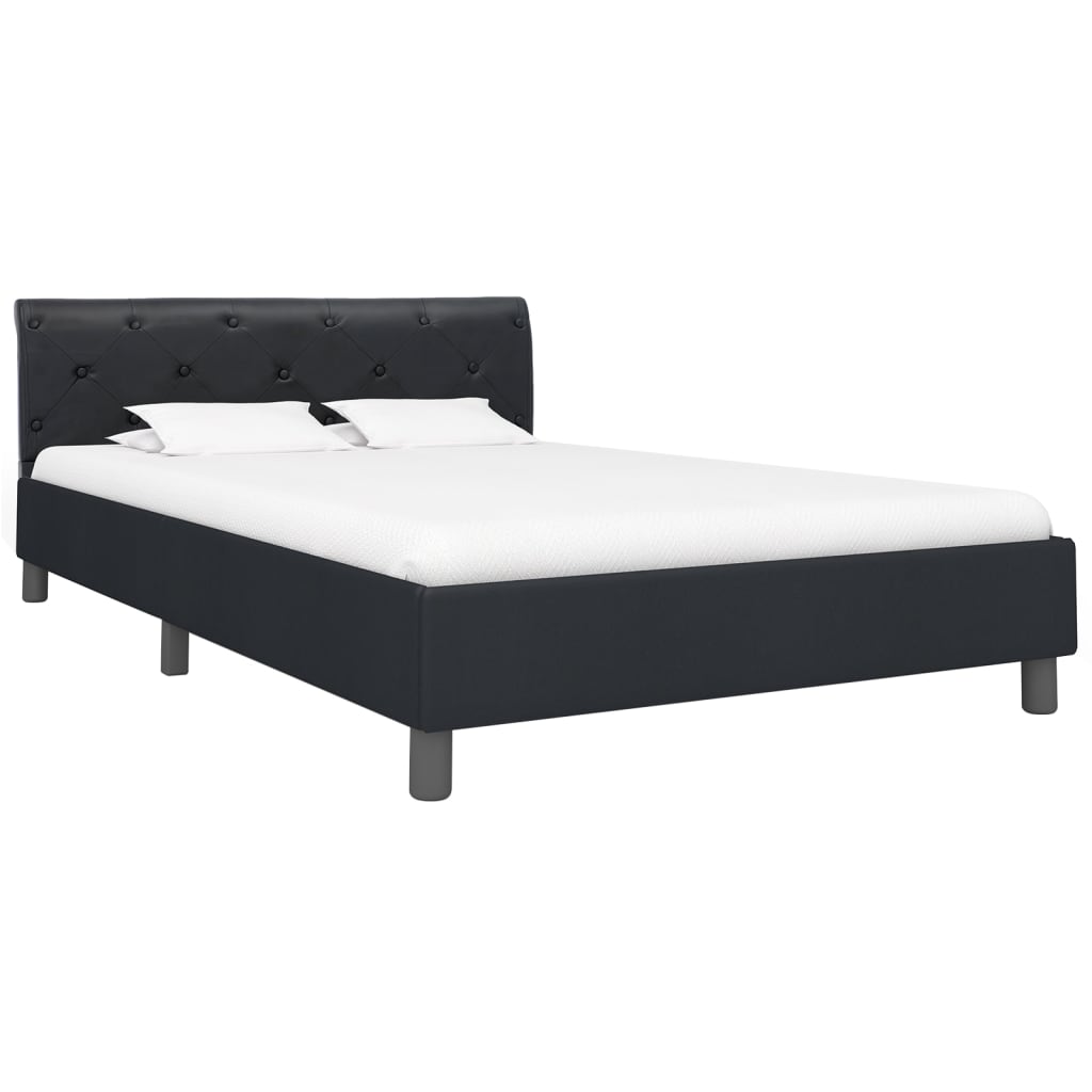 Giroletto Nero in Similpelle 140x200 cm