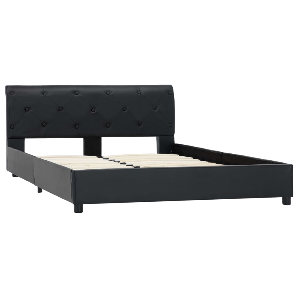 Giroletto Nero in Similpelle 140x200 cm