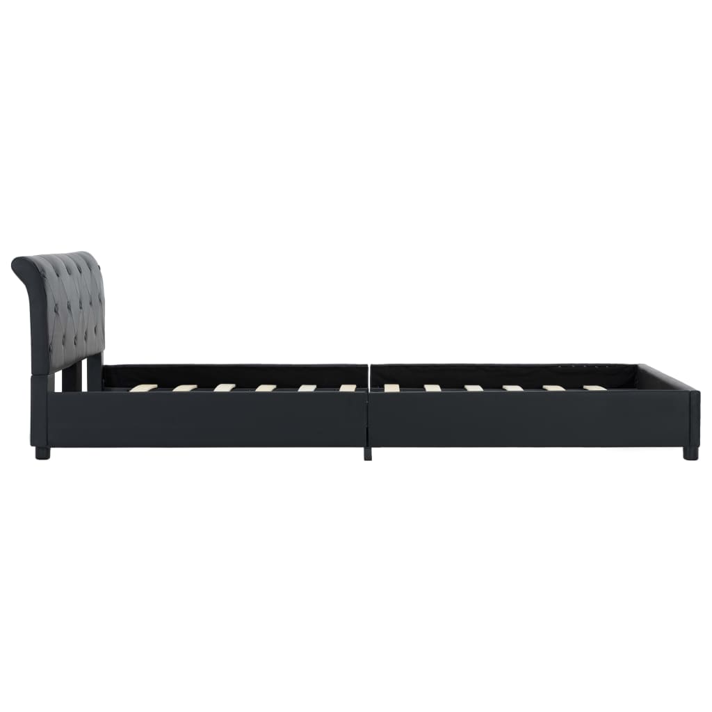 Giroletto Nero in Similpelle 140x200 cm