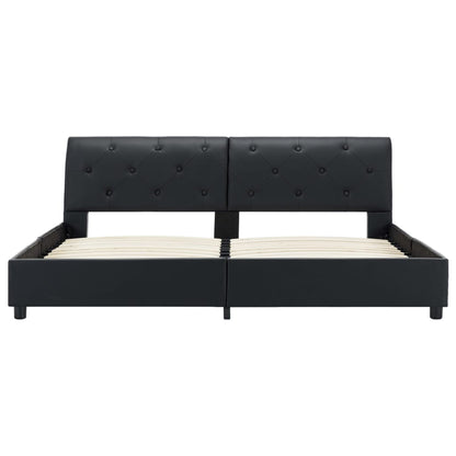 Giroletto Nero in Similpelle 160x200 cm