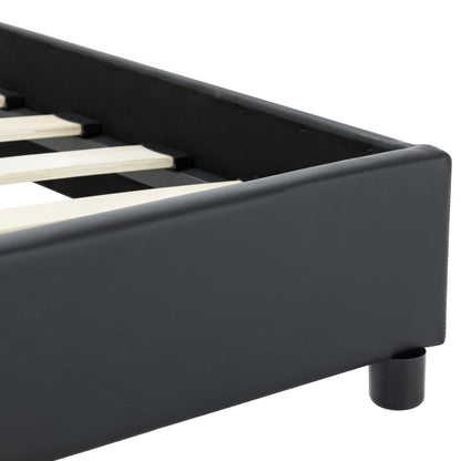 Giroletto Nero in Similpelle 160x200 cm | homemem39