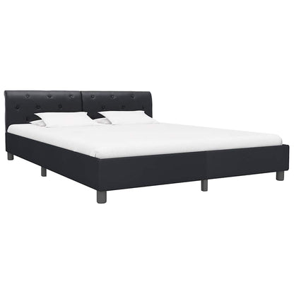 Giroletto Nero in Similpelle 180x200 cm