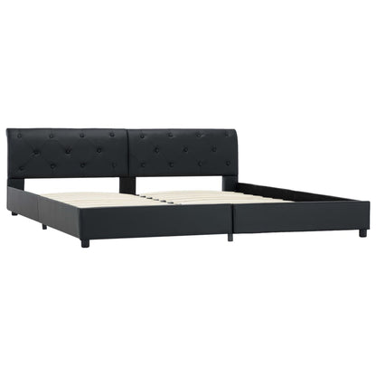 Giroletto Nero in Similpelle 180x200 cm