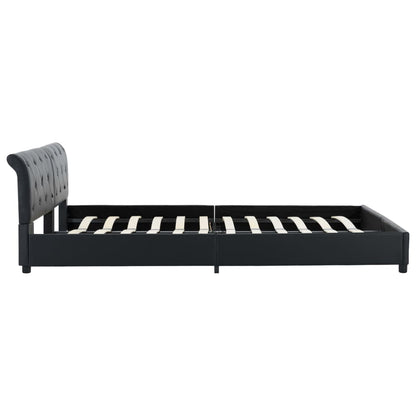 Giroletto Nero in Similpelle 180x200 cm