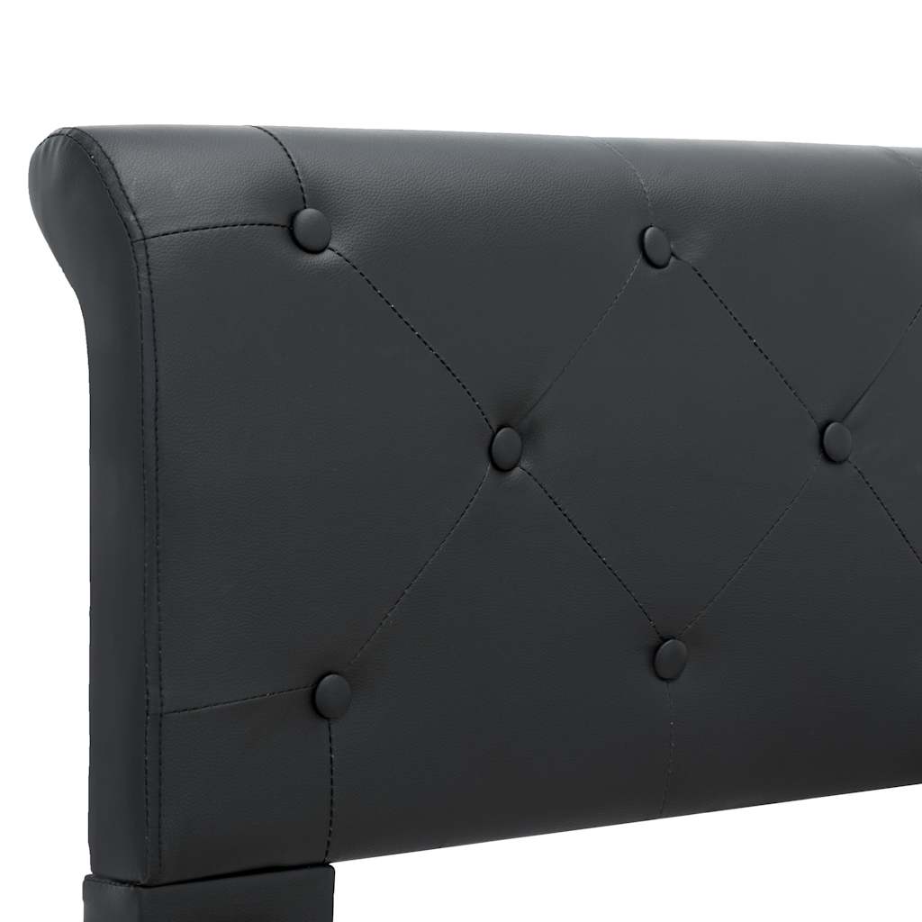 Giroletto Nero in Similpelle 180x200 cm