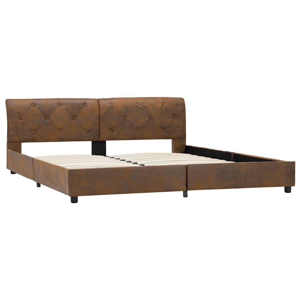 Giroletto Marrone in Similpelle Scamosciata