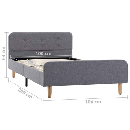 Giroletto Grigio Chiaro in Tessuto 100x200 cm