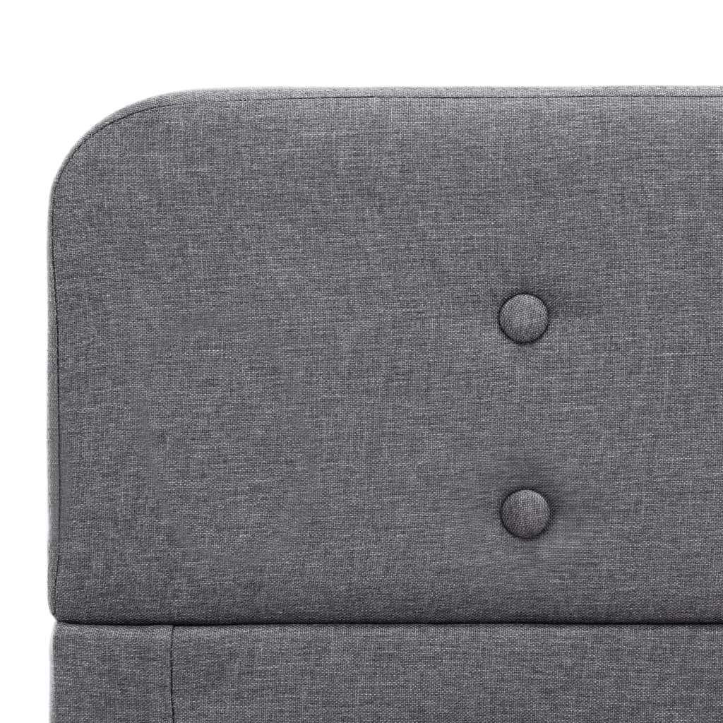 Giroletto Grigio Chiaro in Tessuto 180x200 cm | homemem39