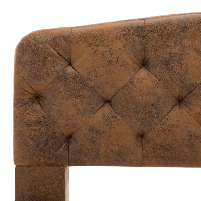 Giroletto Marrone in Similpelle Scamosciata 120x200 cm | homemem39