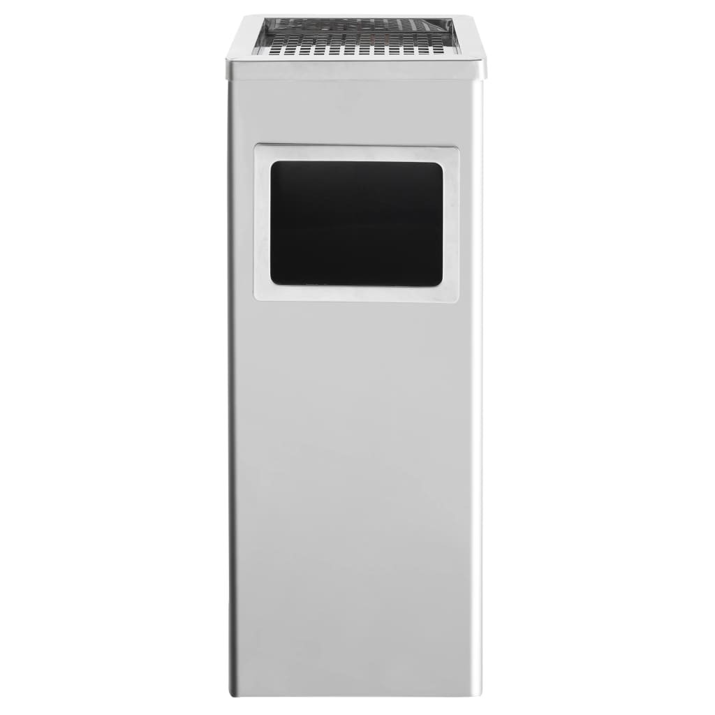 Pattumiera con Posacenere da Albergo 36 L Acciaio Inox | homemem39