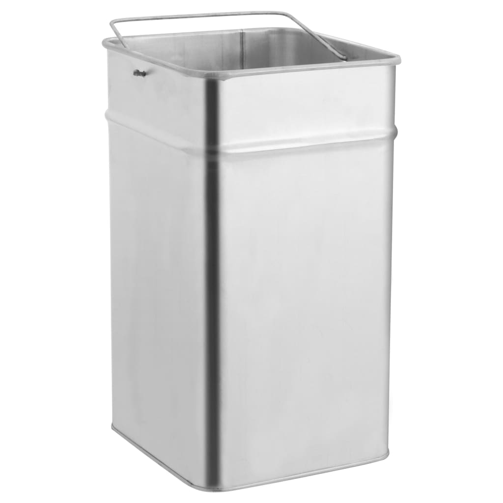 Pattumiera con Posacenere da Albergo 36 L Acciaio Inox | homemem39
