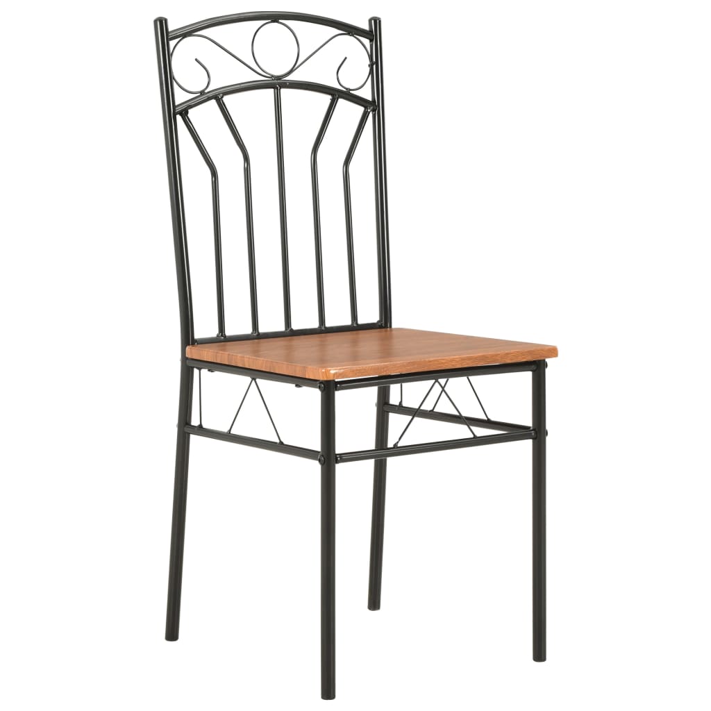 Sedie per Sala da Pranzo 6 pz Marroni in MDF | homemem39