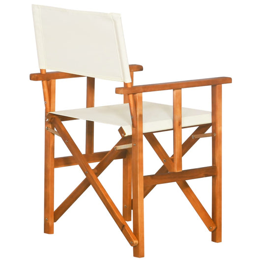 Sedie da Regista 2 pz in Legno Massello di Acacia | homemem39